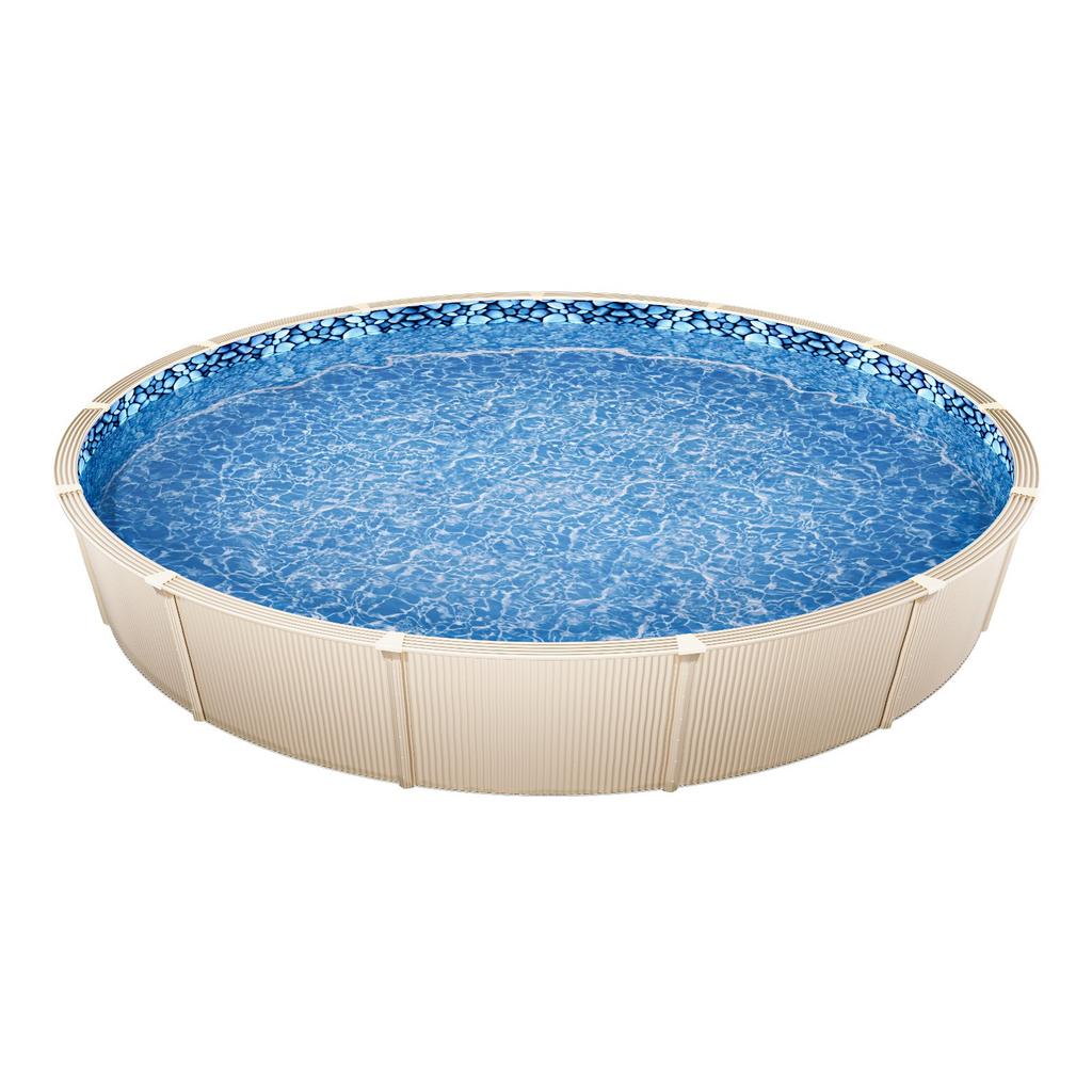 VEVOR 21-ft Round Above Ground Pool Liner, Unibead Pool Liners, Standard Gauge, 52inch Wall Height