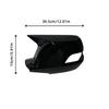 Horn Shape ABS Carbon Fiber Style Rear View Side Mirror Cover Rearview Caps For Honda CR-V CRV 2007-2011