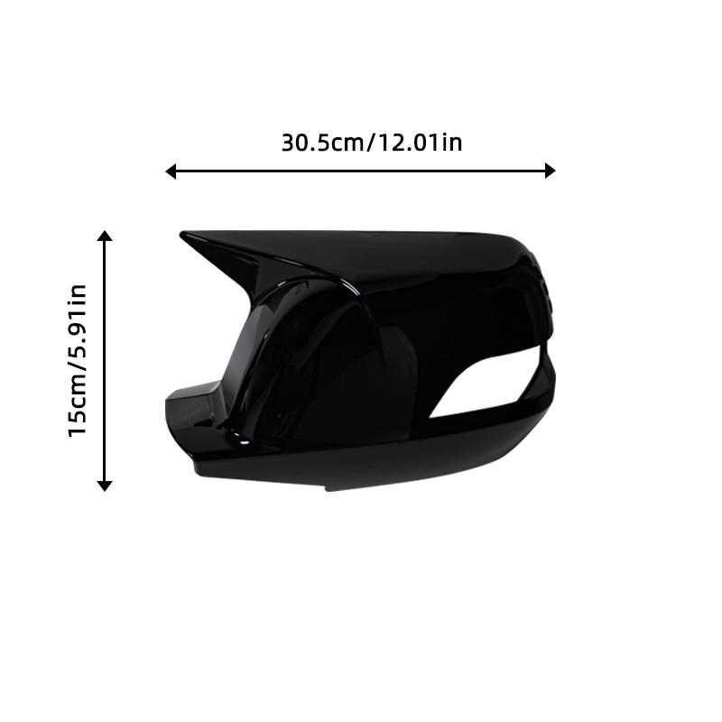 Horn Shape ABS Carbon Fiber Style Rear View Side Mirror Cover Rearview Caps For Honda CR-V CRV 2007-2011