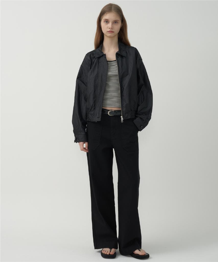 Mot Pocket Edition Cotton Wide Denim - Black