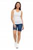 Women's Cotton Tank-Top T-shirt with Straps Classic MORAJ M white