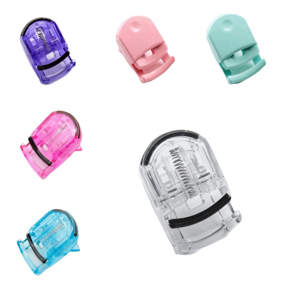 Professional ABS Eyelash Curler Silicone Mini Eyelash Curling Clip Multicolor False Eyelashes Auxiliary Beauty