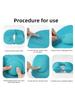 U-Shaped Inflatable Travel Pillow Portable Air Neck Support Cushion Comfortable Sleeping Press To Inflate Pillow
