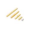 180Pcs M2.5 Motherboard Standoffs&Screws&Nuts Kit, Hex Male-Female Brass Spacer Standoffs, Laptop Screws for DIY Computer Build