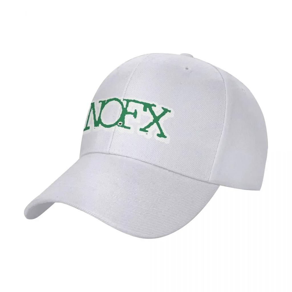 aNOFX No Fx Punk Rock Band Logo Music Baseball Cap Adult Hip-Hop Sun Caps Nofx Hats Adjustable Polyester Trucker Cap Spring Hats