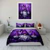 Purple Gnome Trio Decoration Set Multiple Sizes Kid'S And Adults' Bedroom Exquisite 3Pc Bedding Set, Gift