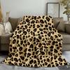 Super Soft Coral Fleece Throw Blanket Leopard Stripe Plaid Print for Sofa Bed Home Textiles Cozy Warm Bedspread