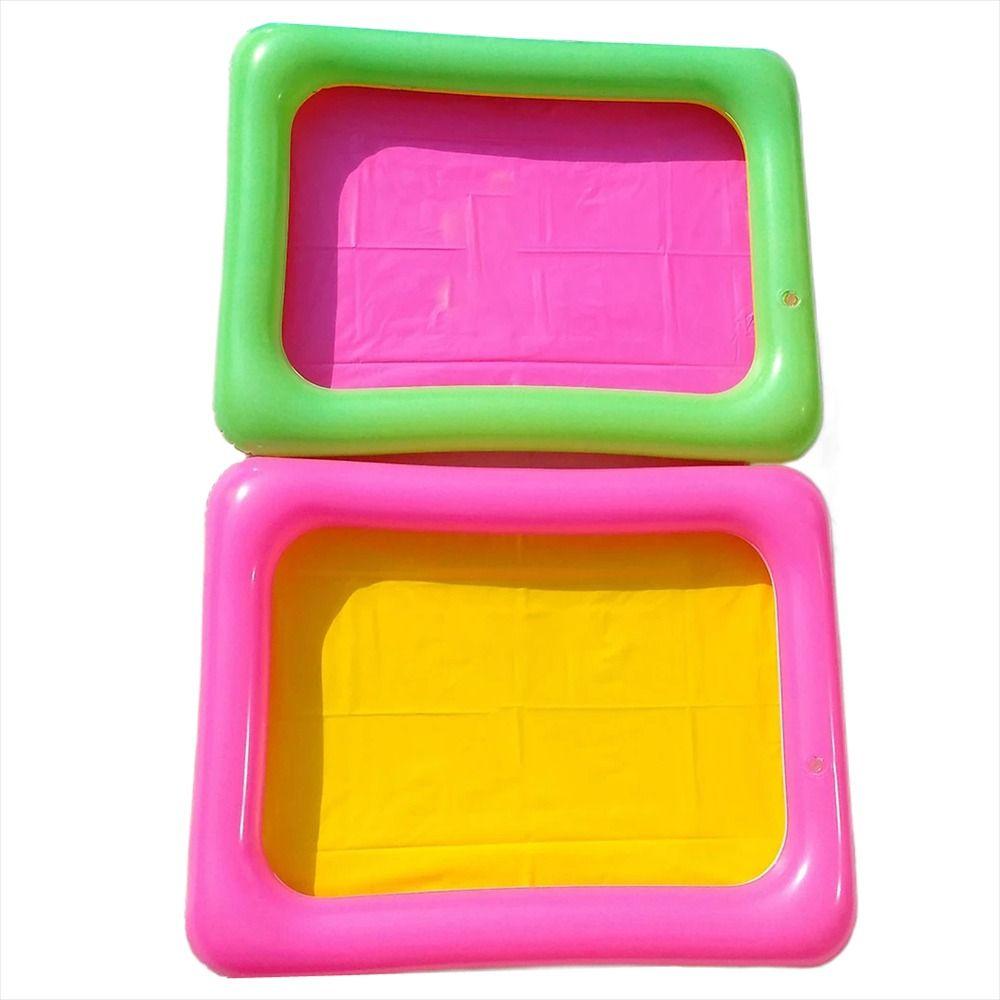 Mobile Table Inflatable Sand Table Play Sand Floating Tray Kids Toy Space Sand Tray Kid Party Play