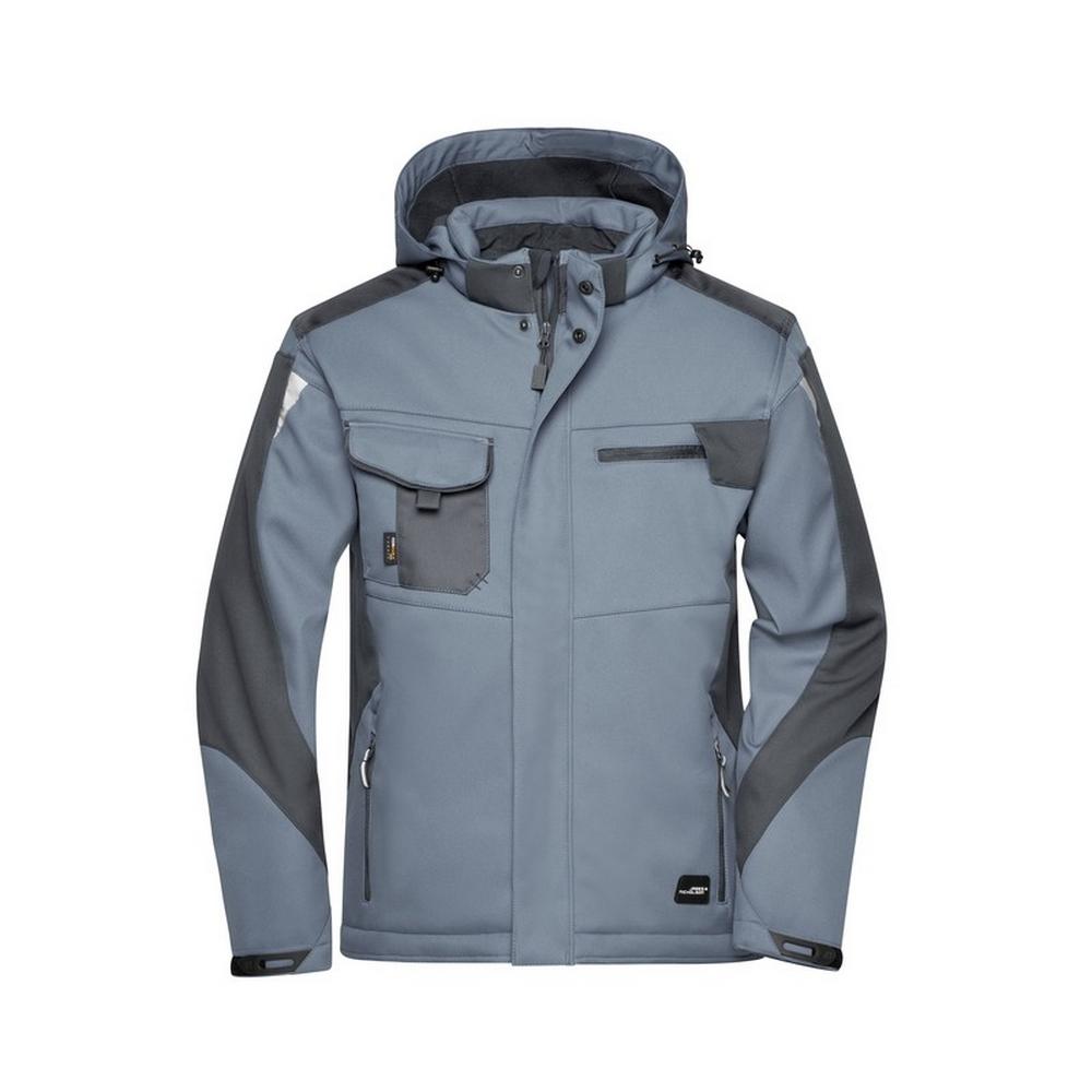James and Nicholson Unisex Adult Craftsmen Strong Soft Shell Jacket