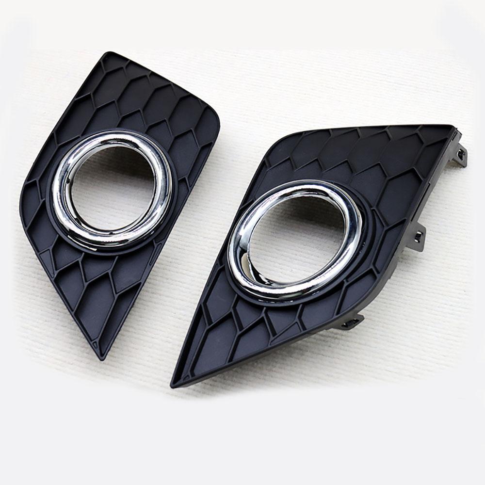 Front Bumper Fog Light Lamp Frame Covers For Nissan Sentra 2016-2019