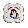 Yousheng Gel Car Seat Cushion Breathable Cooling Ice Silk Mat for Office Chair Cute Cartoon Non-Slip Pad for Summer Driving & Desk Work
