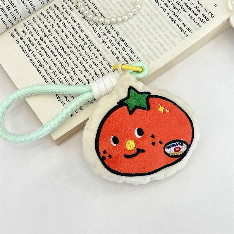 Cartoon Bread Cake Plush Toy Keychain Cheese Cheese Soft Stuffed Doll Pendant Car Key Ring Backpack Bag Decor Kid Gift