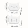 4Pcs Portable Toothbrush Head Case Cat Shape Toothbrush Head Covers  Bathroom Supplies