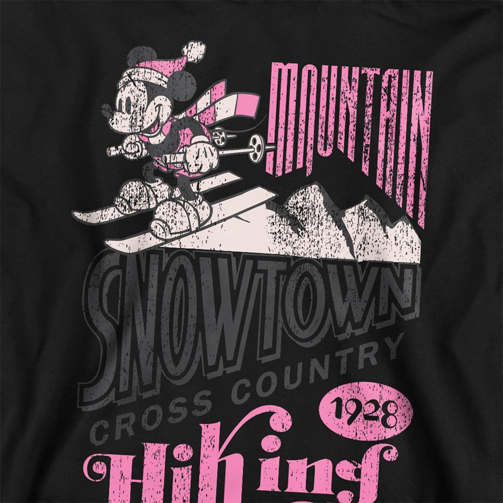 Disney Childrens/Kids Snowtown Mickey Mouse Skiing Pullover Hoodie