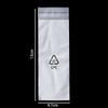 50pcs/Lot CPE Frosted Bags  Jewelry Package Plastic Bag for Earrings Necklace Bracelet Beads Jewelry Organizer Display Packaging