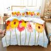 Daisy Queen Bedding Set Flowers Duvet Cover Set Bedding Digital Printing Bed Linen King Size Duvet Cover Set Bedding Sets
