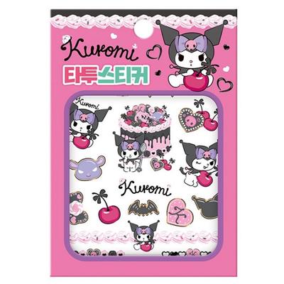 Herbis Sanrio Characters Kuromi Tattoo Sticker