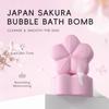 Kirschblüten Badekugeln zur Feuchtigkeitspflege & Entspannung, Blumig duftende Brausekugeln für Spa, Whirlpool, Weihnachtsgeschenke