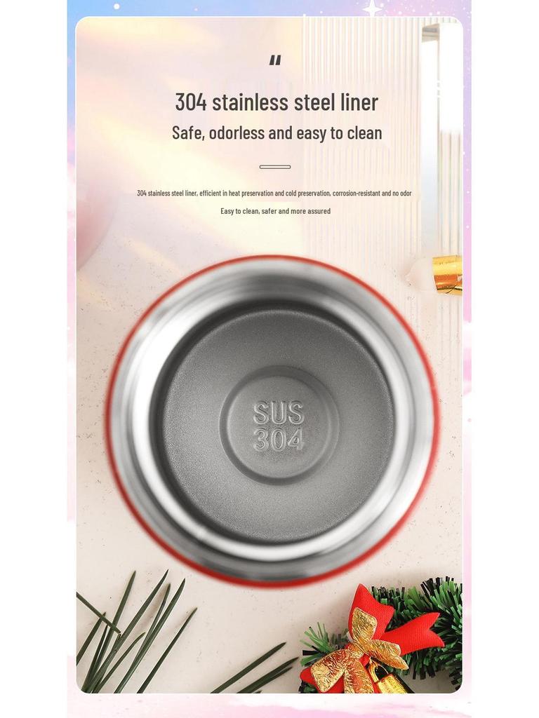 Tazza termica portatile e carina a forma di uovo, cielo stellato, doppio strato in acciaio inox 304, isolamento sottovuoto - Per coppie