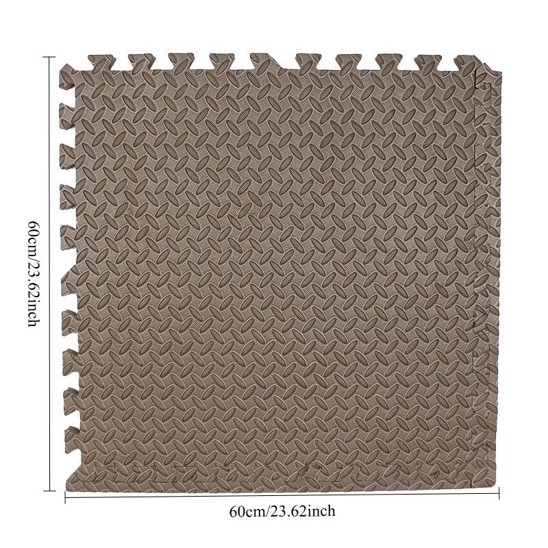 60*60cm 8 Pcs Tiled Flooring Children's Anti Fall Foam Play Mat EVA Non Slip Interlocking Floor Mat for Living Room Home Decor