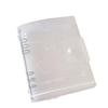 Loose-Leaf Ring Binder Notebook Ins Style Scrub PP Cover 1/10Pcs for School Office Study Journal Planning