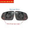 Heated Convex Car Rearview Mirror Glass With Blind Spot Light For TOYOTA Sienna 2015-2025 High Lander -2024 Granvia 22-25