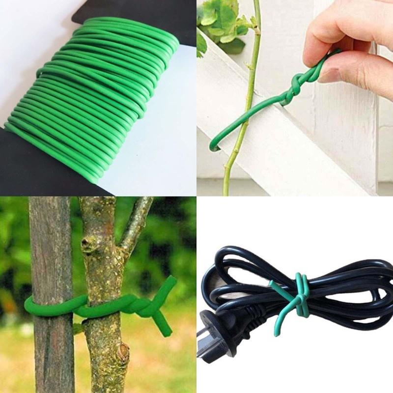 Reusable Gardening Iron Cable Ties for Plants Fixing Durable Wear Resistant Garden Tools 10/20/40 Meter Free Combination