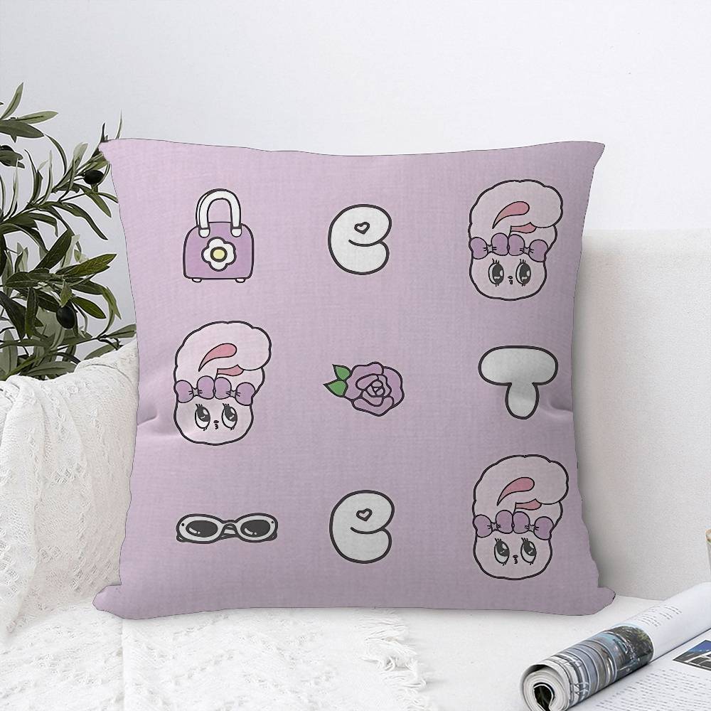 Esther Bunnys cartoon Cushion Cover Decorative Pillow Sofa Home Decor case pillow cases
