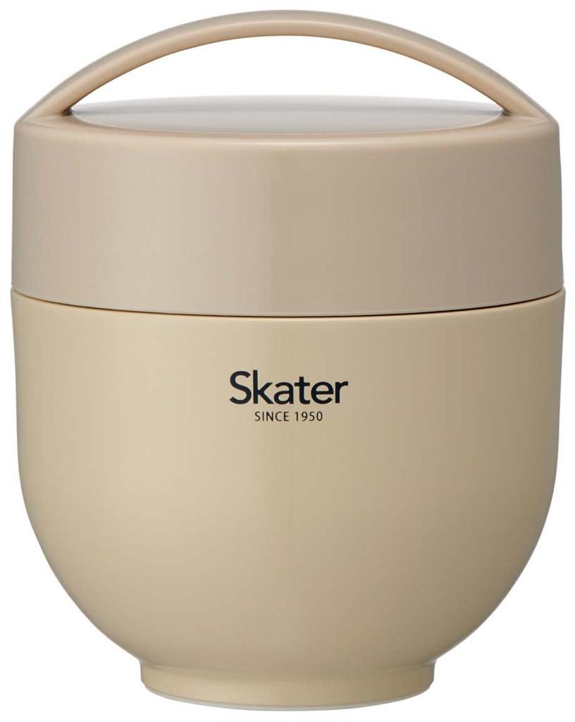 Skater Insulated Lunch Dull 540ml Box, Bowl-Shaped, Gray, (LDNC6AG)