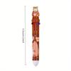36Pcs Colors Ballpoint Pen Imitation Crystal Capybara 0.5mm Colorful Ink Gel Silicone Kawaii Pens Birthday Party Give Friend Favors Supplies