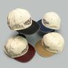 Cappellino da baseball con ricamo di lettere 'Four Seasons Street' per uomo e donna, con abbinamento di colori, visiera piatta, cappellino da sole per esterni