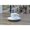 Espresso Cup Thickened Ceramic Cups White Coffee Cup with Spoon and Saucer Office Afternoon Tea Cups Milk Mug Tea Mug Drinkware