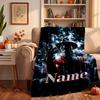 Freddy Krueger Custom Flannel Blankets Soft Warm Cozy Throws for Home Decor Holiday Gifts