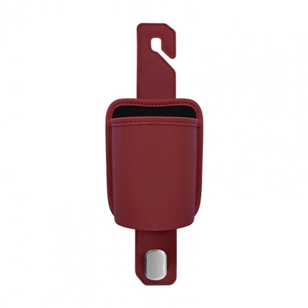 Universal Car Hanging Drink Holder Leather Auto Backseat Organizer  Car Interior Accessories