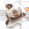 Simple women's bag, fashionable and versatile women's bag, double shoulder strap, shoulder bag, textured messenger bag.