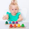 Desk Bells For Kids 8 Colorful Hand Bells Set Wooden Musical Instrument Birthday Christmas Gift For Girls Boys