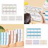 6 Pcs Kids Visual Tracking Training Cards With Interactive Dot Patterns Learning Aid For Kindergarten Sensory Training