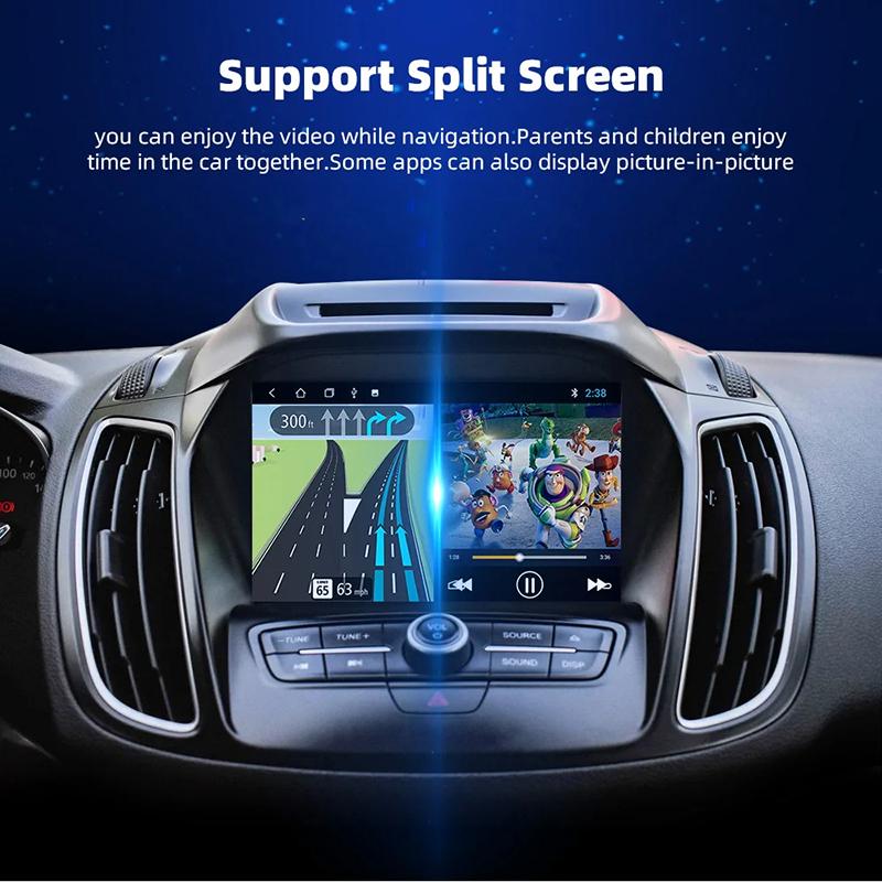 2 In 1 Tv Box Wired To Wireless CarPlay Android Auto Adapter Car Streaming Box Plug And Play Car Intelligent Syst Bluetooth5.0