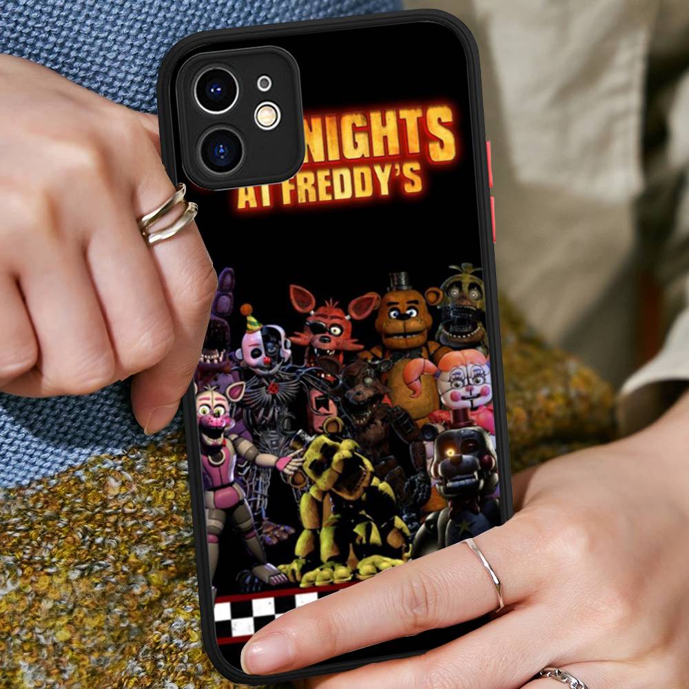 

F-FNAF Five-nights-At-Freddys Phone Case For iPhone 16 15 14 11 12 13 Pro Max Plus 12 XS Max Back Cover Matte Case iphone Xs Max