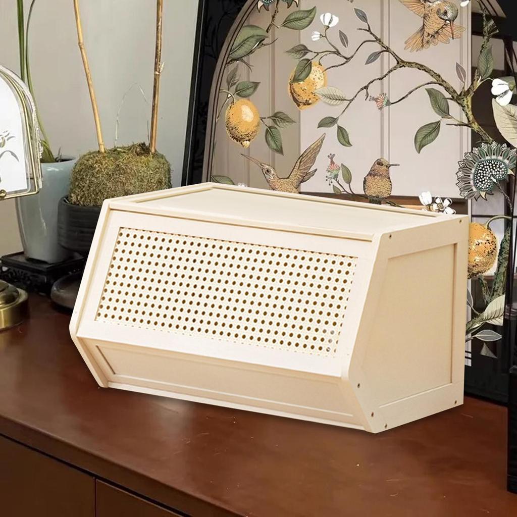 Desktop Organizer Cabinet Multiuse Stylish Makeup Organizer Household Storage Solution for Cosmetic Snack Figure Book Office