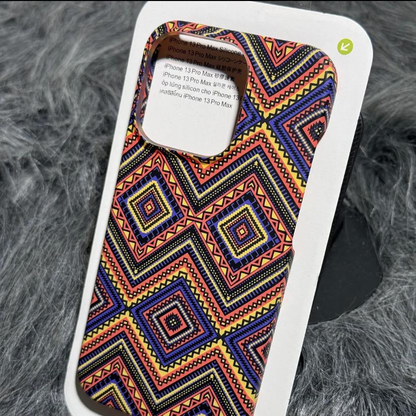 Applicable To IPhone16promax Kevlar Carbon Fiber Textured Mobile Phone Case Apple 15 Skin Sense Anti Fall Protection Case