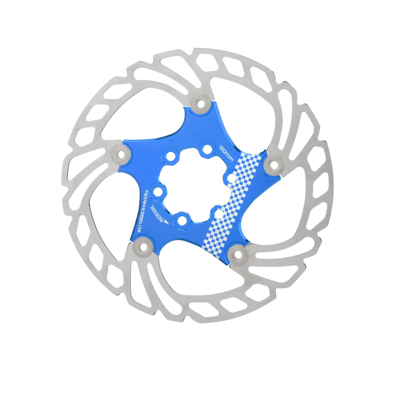 

Bicycles Floating Disc Bicycles Brake Rotor Stainless Steel Bikes Rotor with 6 Bolts for Road Bicycles Mountain Bikes 16 синий