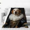 Pet Dress-Up Costume Blanket - Custom Funny Pet Outfit Photo Throw Soft Flannel Couch Decor for Pet Lovers Best Birthday Gift
