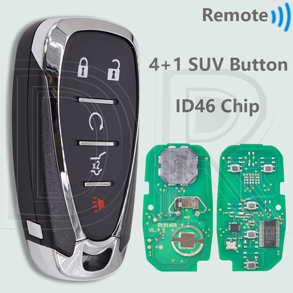 Clé de voiture télécommandée DR 315/433MHz avec puce ID46 Pour Chevrolet HYQ4AA HYQ4EA Malibu Cruze Spark Camaro Equinox Volt Blazer Traverse Sonic