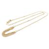 Les Trésors De Lily [J0869] - Gold Plated Necklace 'Choreography' Gold - 4 Rows 5 Cm