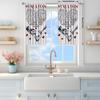2pcs Confession of Love Print Window Curtains   Shade and Privacy Protection   Suitable for Decorating Various Rooms