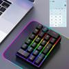Y-FRUITFUL YF20 Laptop Mechanical Numeric Keypad 20 Keys RGB Backlit Wired External Mini Keyboard