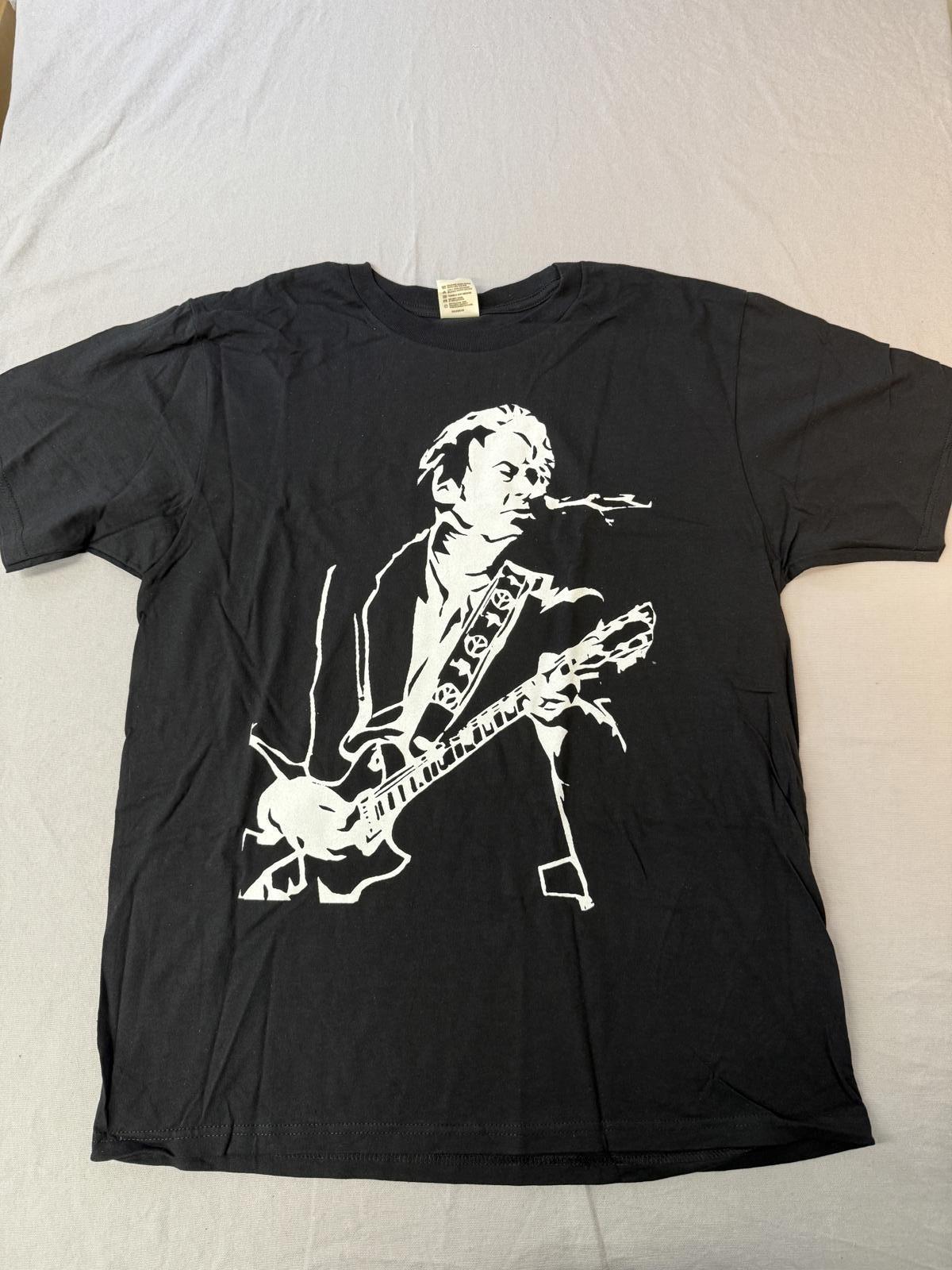Neil Young T-shirt 2008 Tour North American Black Tee - L M