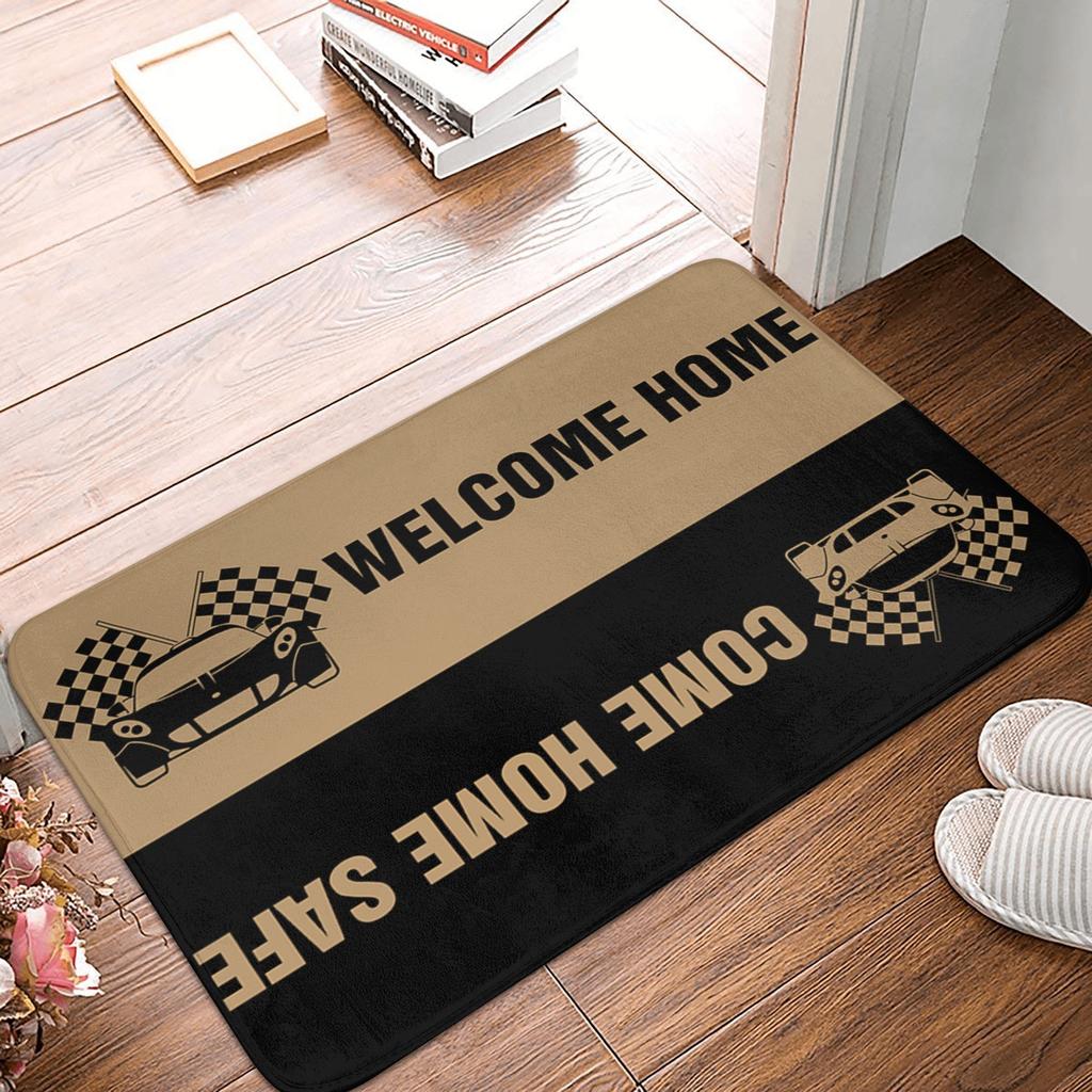 Fun Cat Come In Doormat Anti-Slip Kitchen Bath Mat Garden Garage Door Floor Entrance Carpet Rug