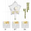 Creative Flowers Parrot Rotating Food Leakage Toy Rotating Cage Bird Relieve Boredom Feeder Foraging Gnawing Toys Accessories.